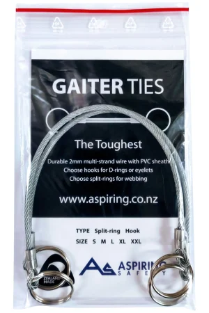 Walking Poles & Gaiters>Macpac Aspiring Safety Gaiter Ties