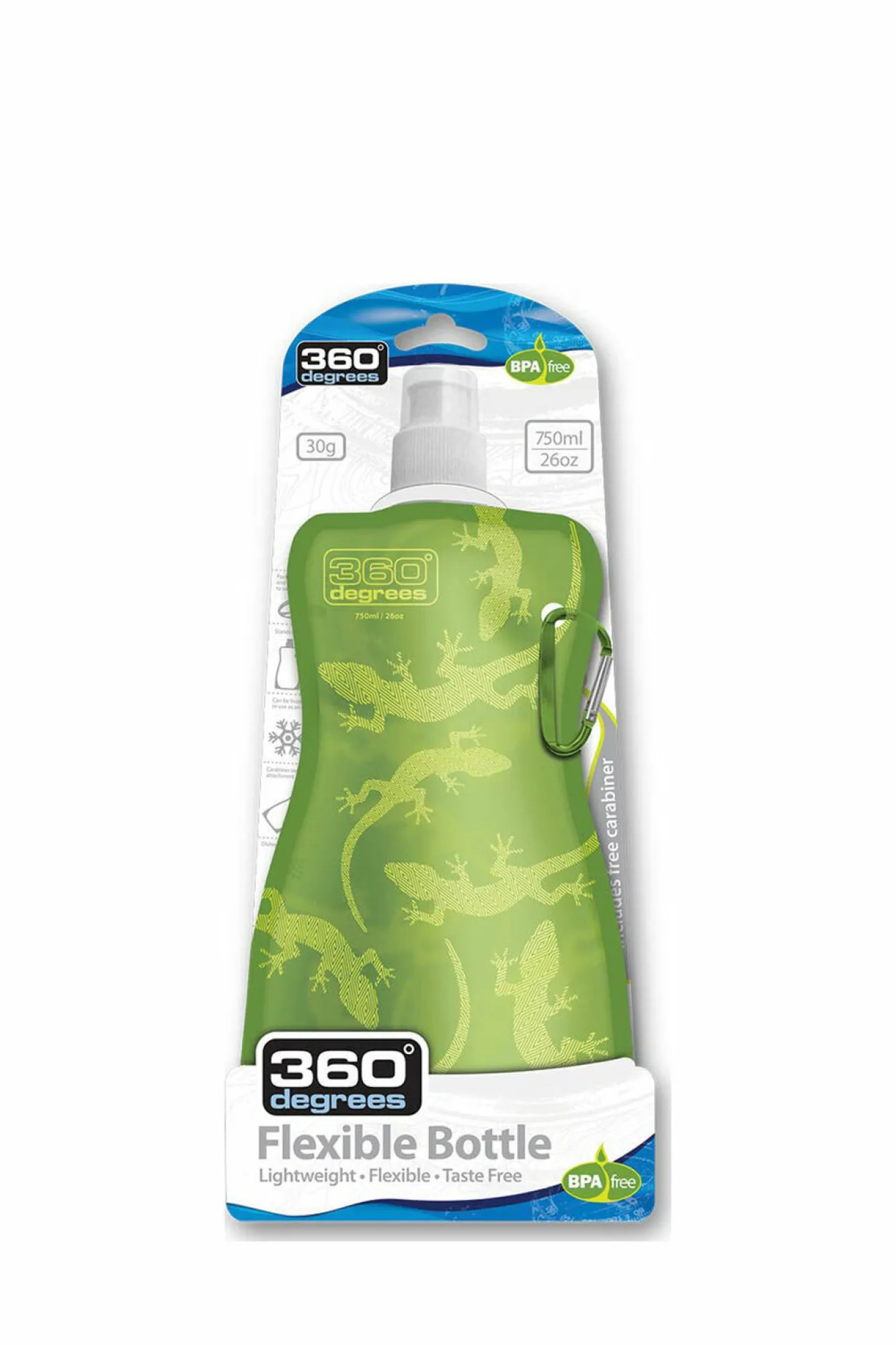 Water Bottles>Macpac 360 Degrees Flexi Drink Bottle — 750 Ml