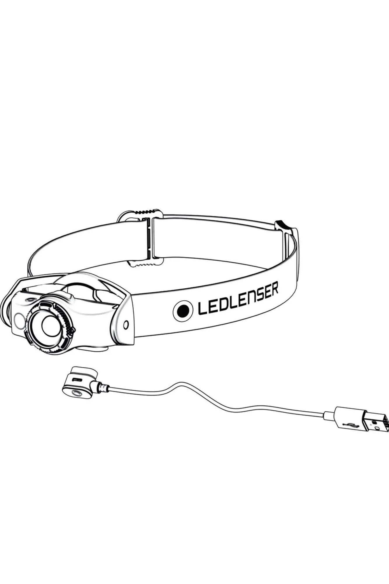 Head Torches & Lamps>Macpac Ledlenser Mh4 Head Torch