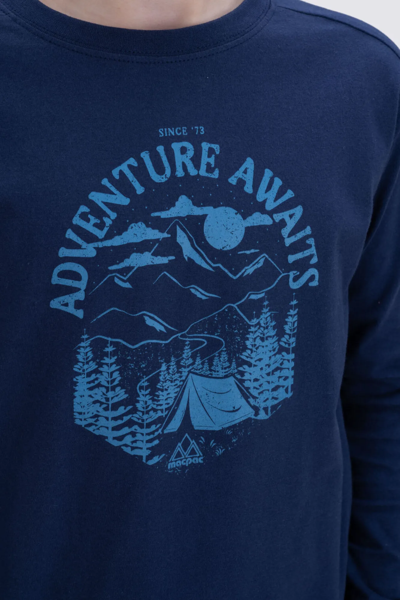 T-Shirts & Shirts>Macpac Kids' Adventure Awaits Long Sleeve T-Shirt