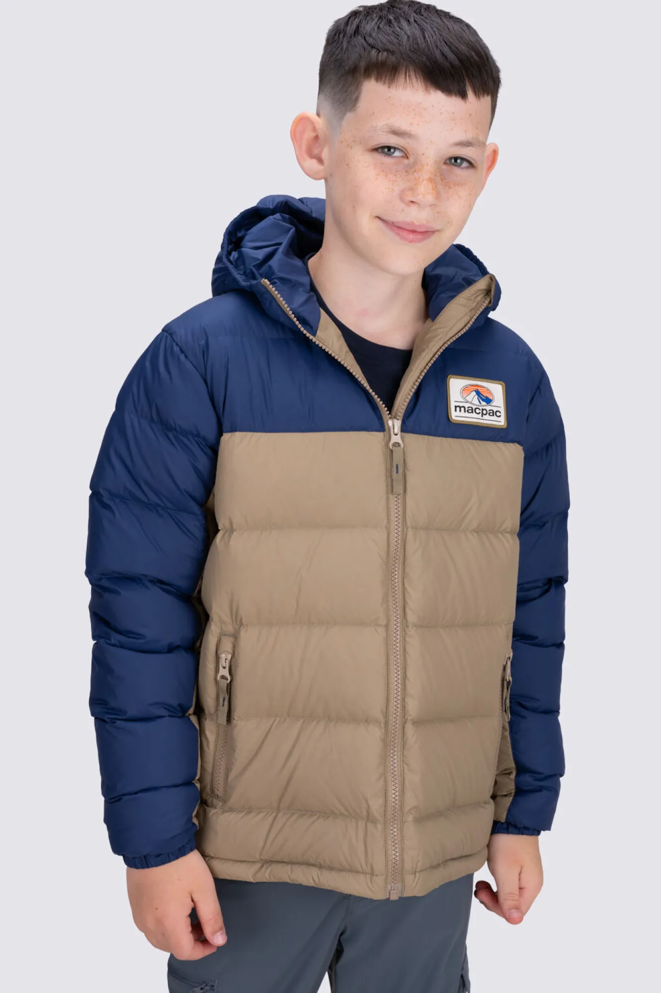 Hiking>Macpac Kids' Halo Hooded Down Jacket