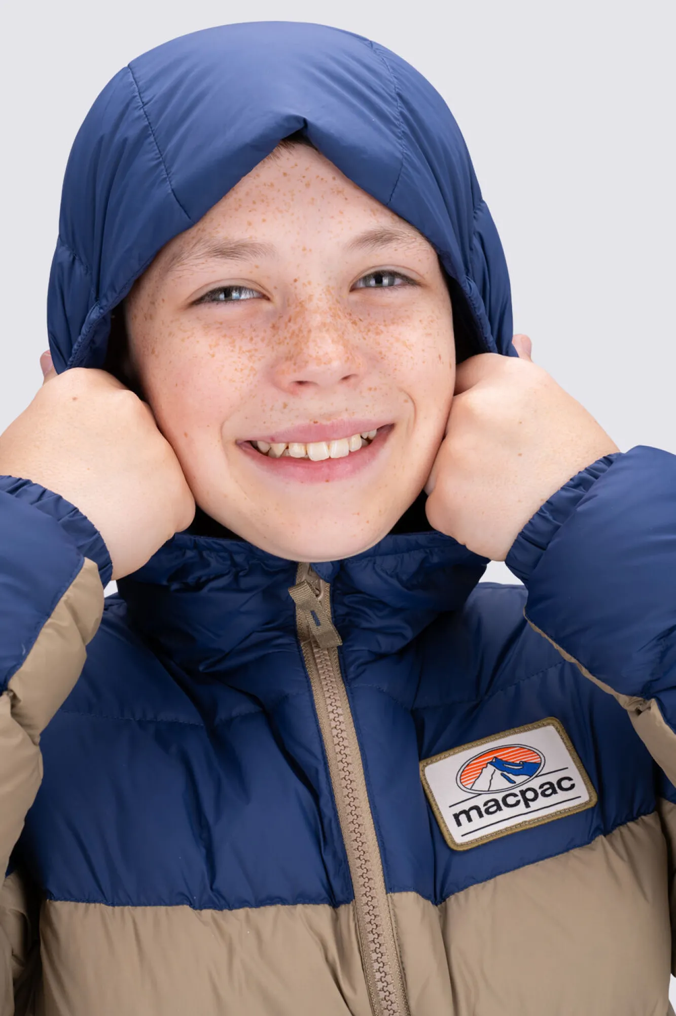 Hiking>Macpac Kids' Halo Hooded Down Jacket