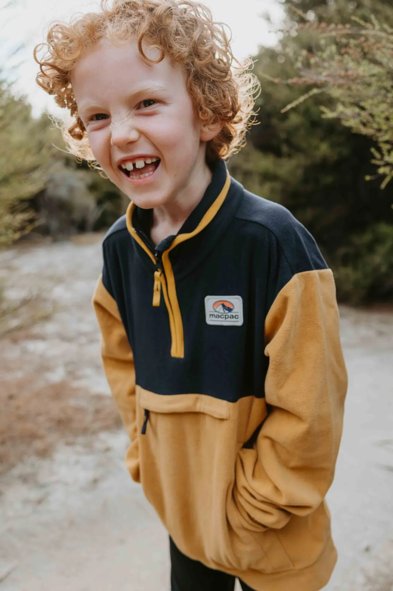 Fleece Tops>Macpac Kids' Originals Vintage Fleece Pullover