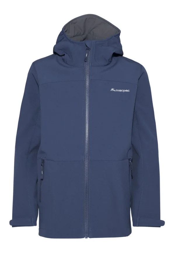 Hiking>Macpac Kids' Sabre Hooded Softshell Jacket