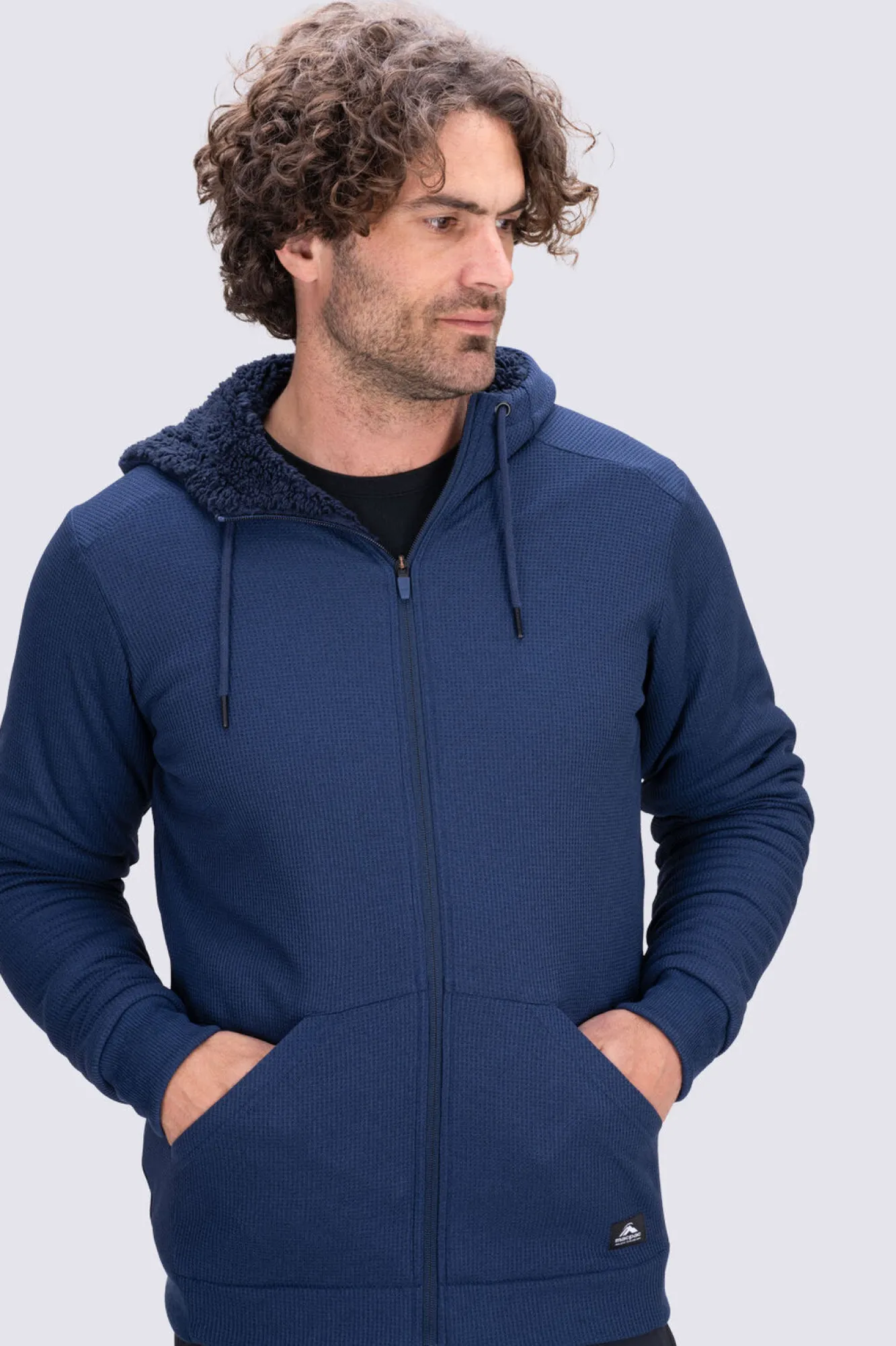 Fleece Tops>Macpac Men'S Waffle Sherpa Jacket