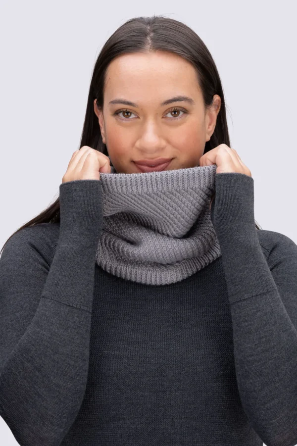 Neck Gaiters & Scarves>Macpac Merino Blend Knit Neck Gaiter