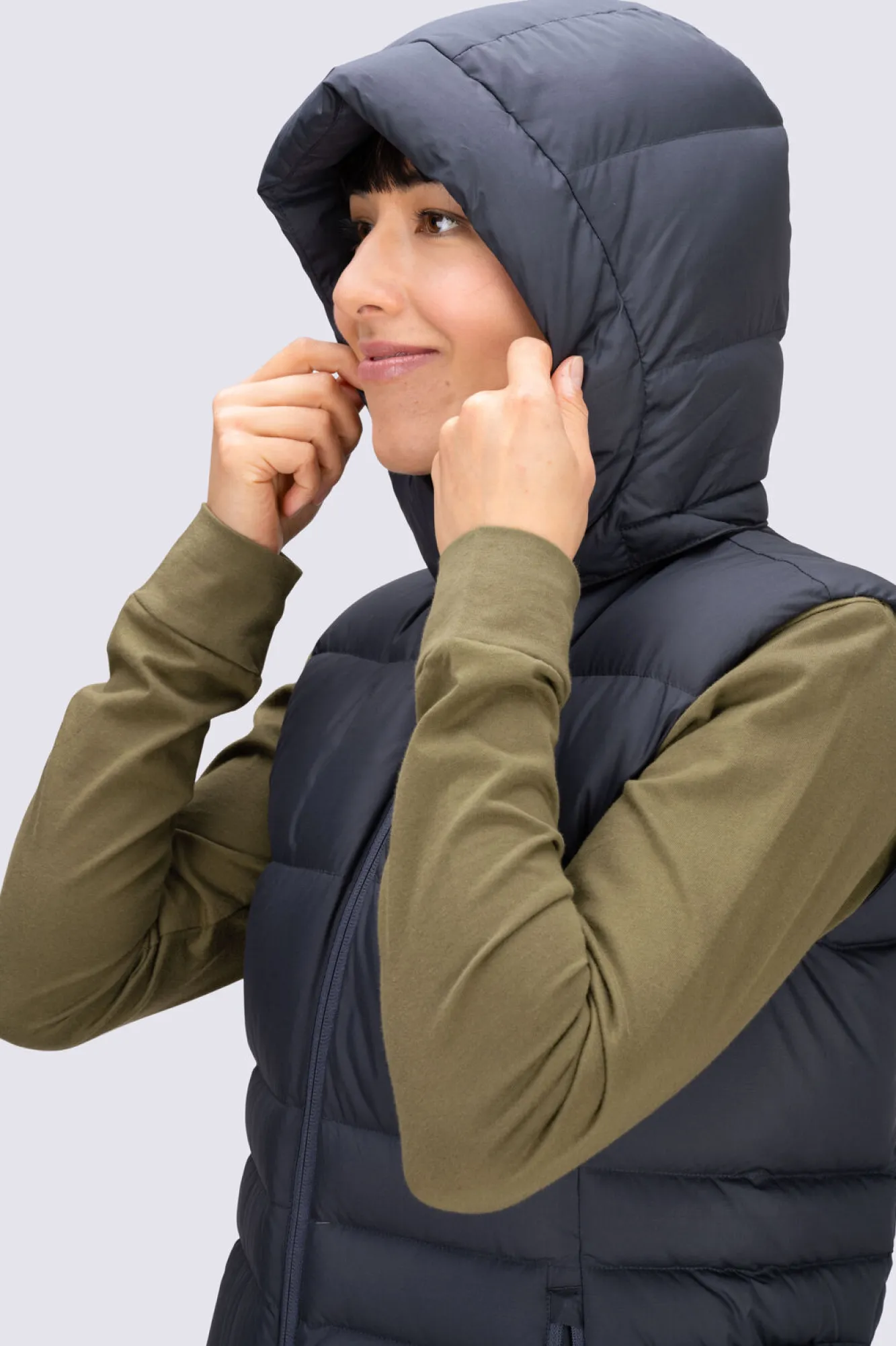 Vests>Macpac Women'S Aurora Hooded Down Vest