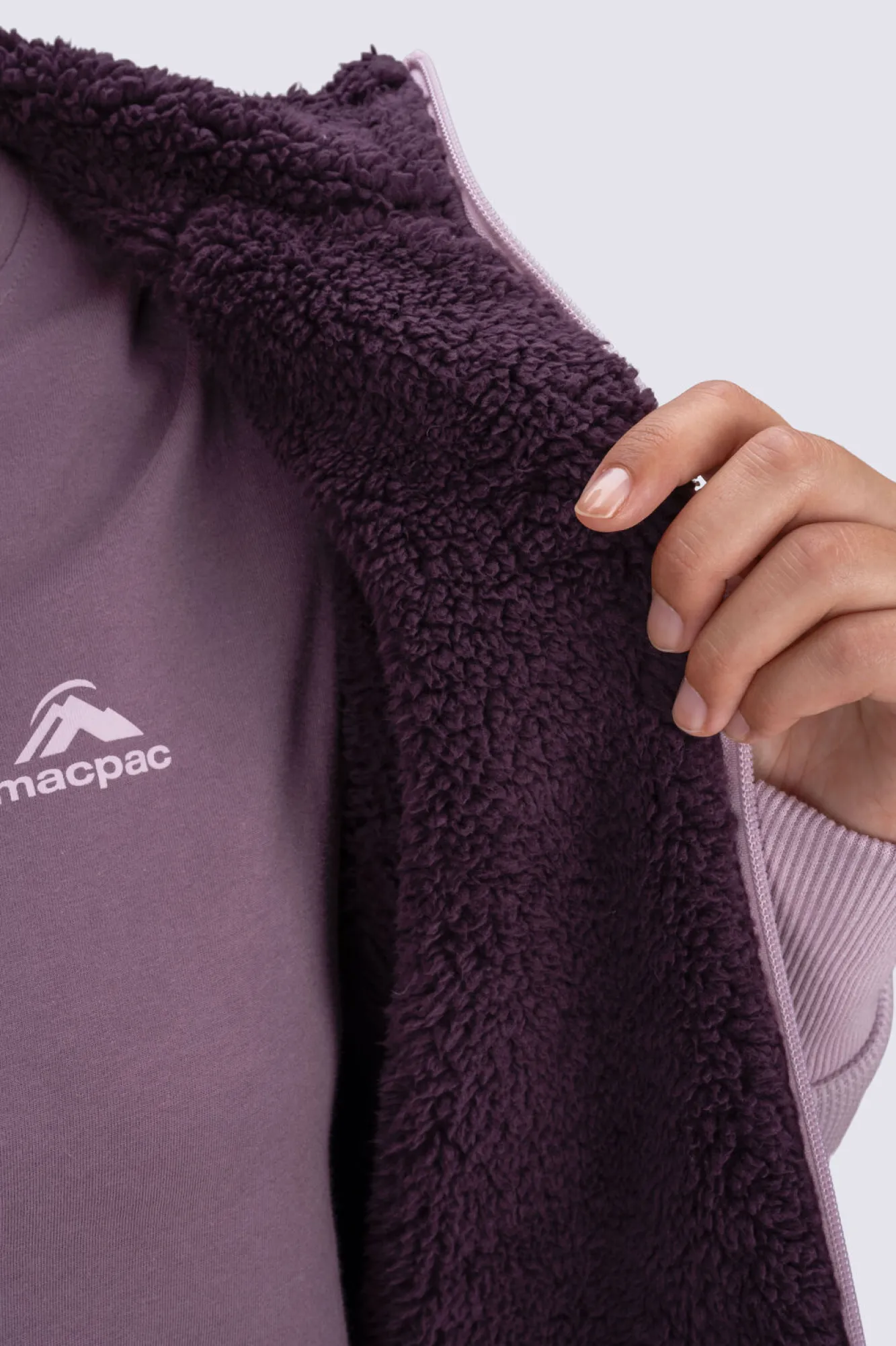 Pullovers & Hoodies>Macpac Women'S Waffle Sherpa Jacket