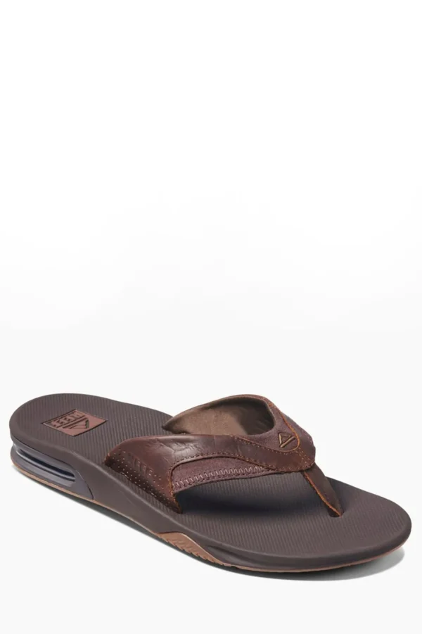 Sandals & Thongs>Macpac Reef® Fanning Leather Men'S Thongs