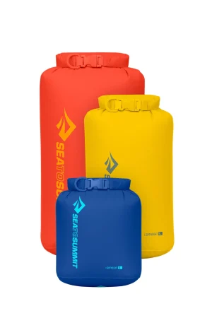 Dry Bags, Stuff Sacks & Mesh Bags>Macpac Sea To Summit Lightweight Dry Bag Set 3-Piece (3, 5, 8L)