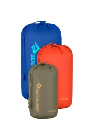 Dry Bags, Stuff Sacks & Mesh Bags>Macpac Sea To Summit Lightweight Stuff Sack 3-Piece Set (3, 5, 8L)