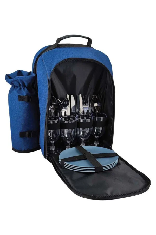 Picnic Blankets & Baskets>Macpac Wanderer Chambray Picnic Backpack — 4 Person