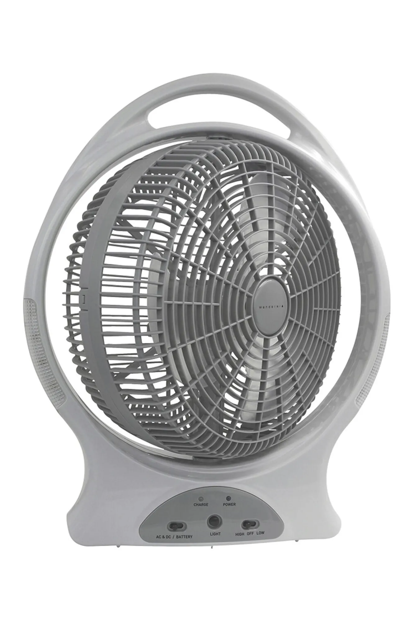 Camping Fans & Heaters>Macpac Wanderer Oscillating Rechargeable Fan — 12 Inches