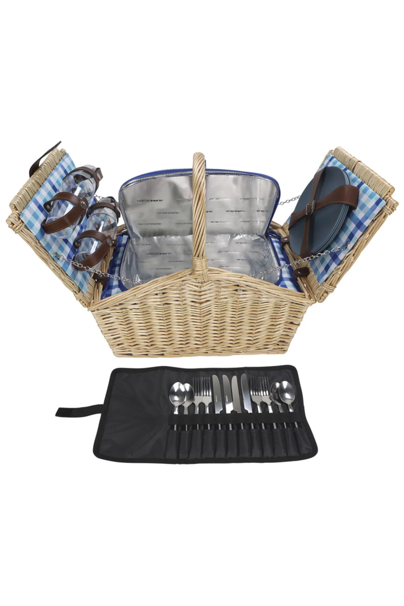 Picnic Blankets & Baskets>Macpac Wanderer Wicker Picnic Basket — Four Person